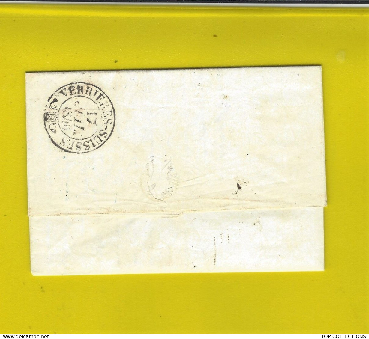 1846 PROTESTANTISME BANQUE PASTEUR PLACEMENTS Paris Banque Berthoud Frères pour Verrières Suisse