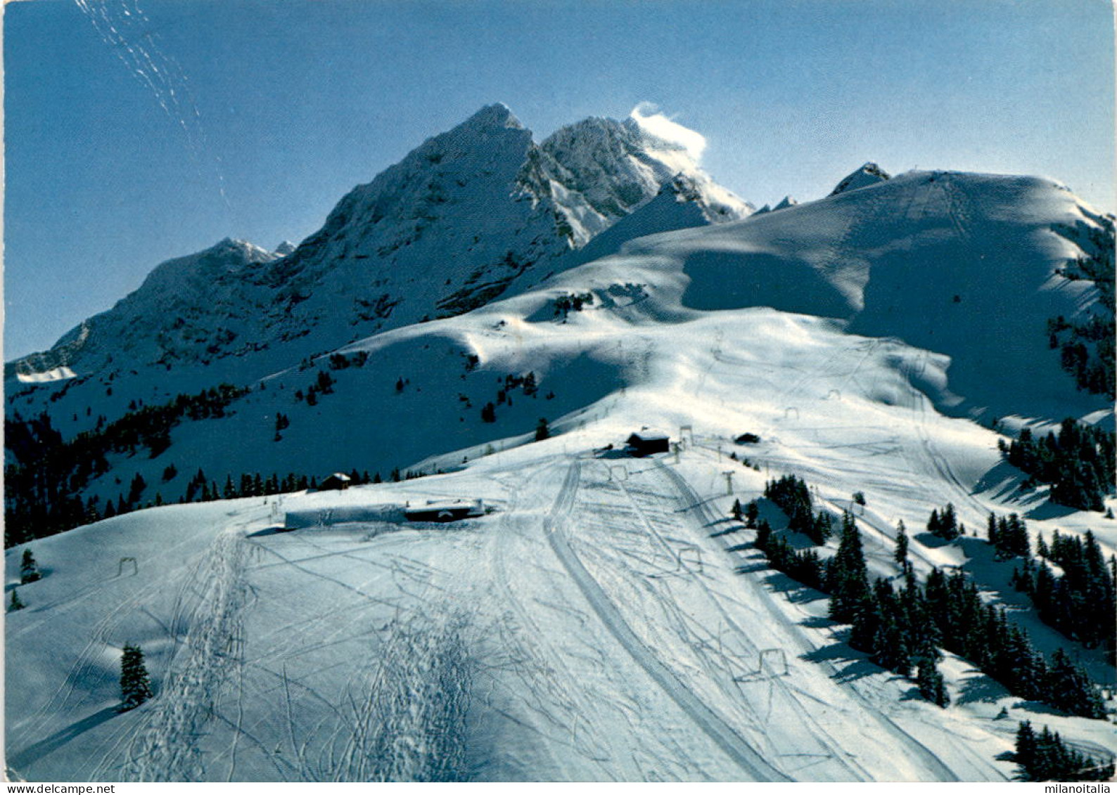 Champs De Ski Et Restaurant Des Chaux S/Barboleusaz Pres Villars (9788) * 26. 2. 1983 - La Chaux