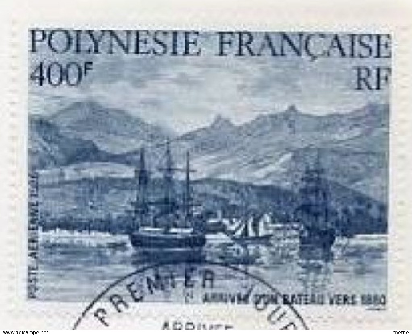 POLYNESIE - Arrivée Du Navire En 1880 - Oblitérés