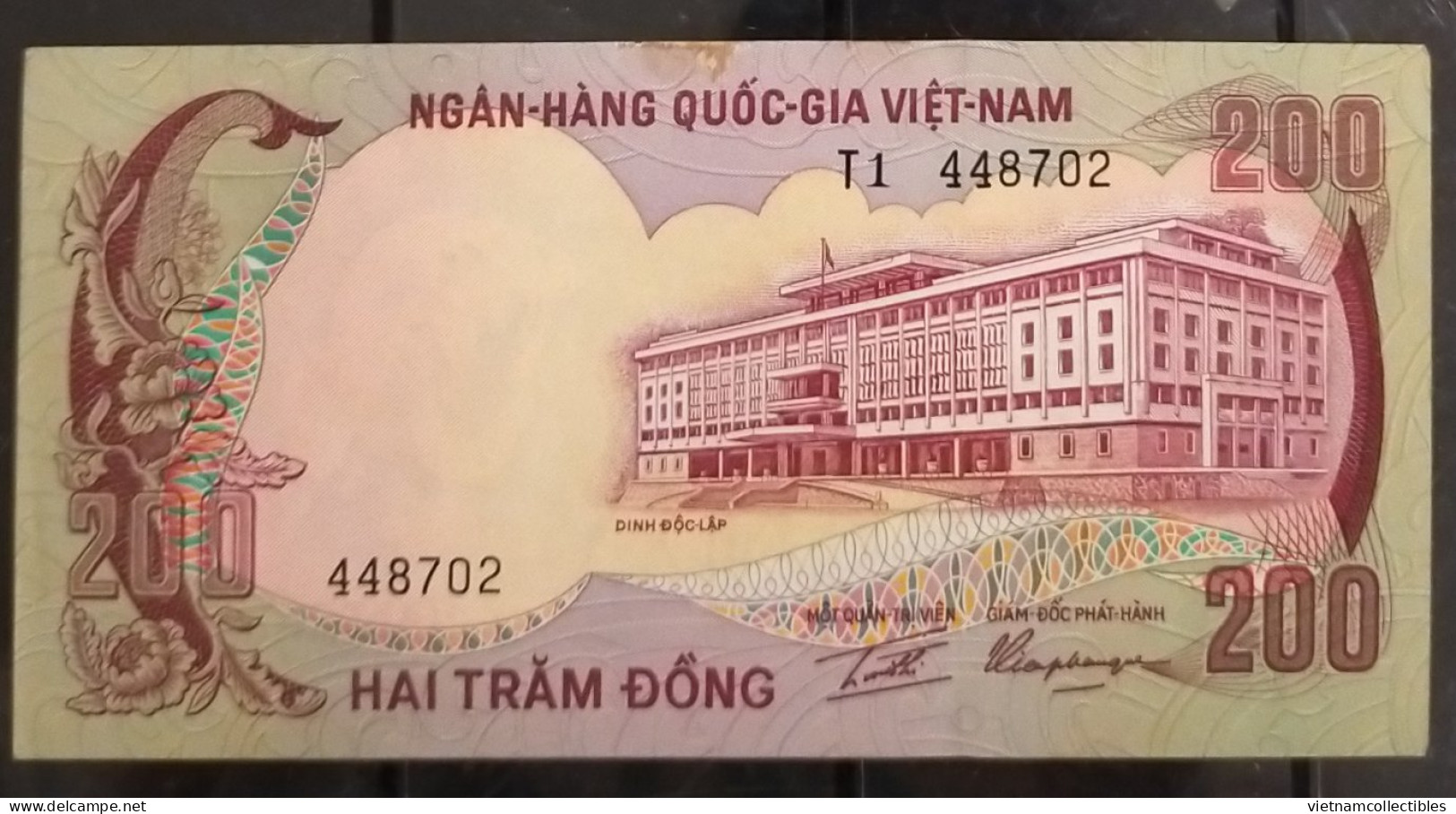 South Vietnam Viet Nam 200 Dong Deer AU Consecutive Banknotes 1972 - Pick # 32 / 02 Photos - Viêt-Nam