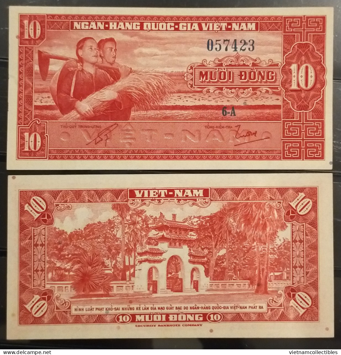 South Vietnam Viet Nam 10 Dong UNC Banknote Note 1962 - Pick # 5 / - Viêt-Nam