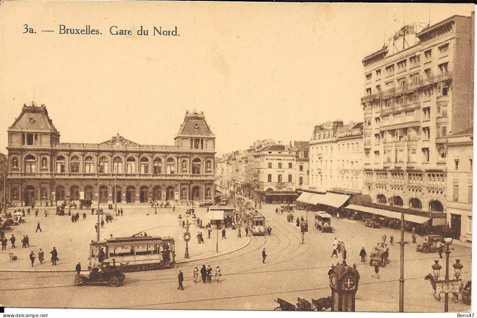 Bruxelles Gard Du Nord -pas Envoyé - Chemins De Fer, Gares