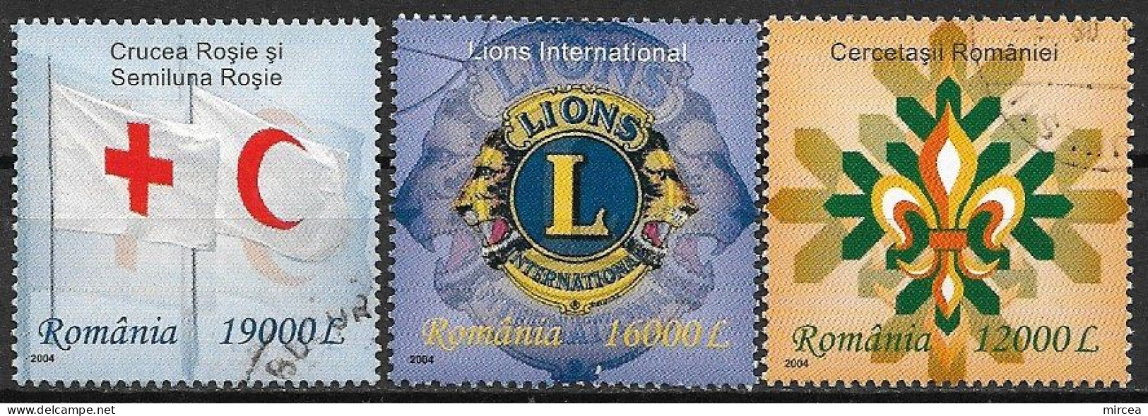 C3931 - Roumanie 2004 -. 3v.obliteres - Used Stamps