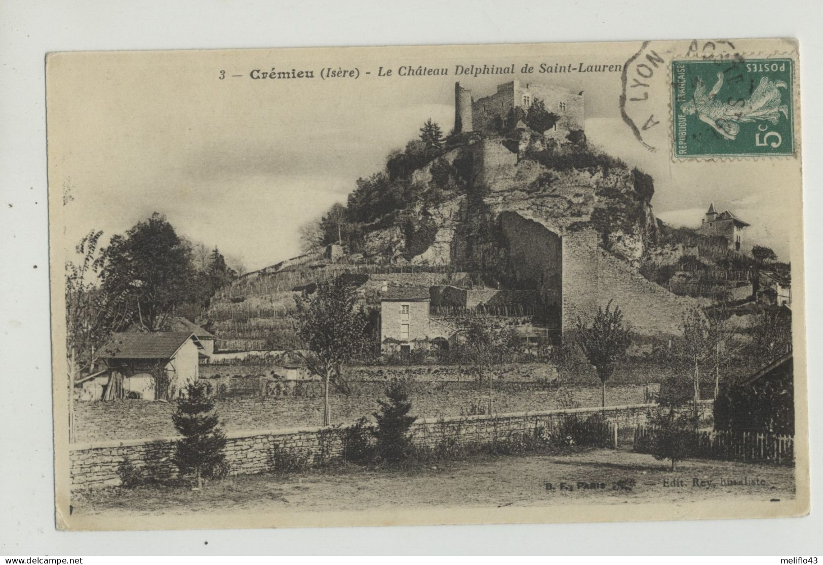 38/ CPA - Crémieu - Le Chateau Delphinal De Saint Laurent - Crémieu