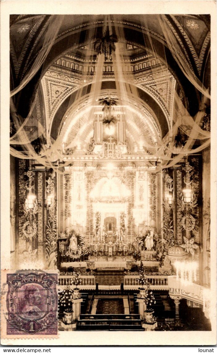 MEXIQUE - Mexico C. - Catedral - Interior Timbre - Tampon - Mexique
