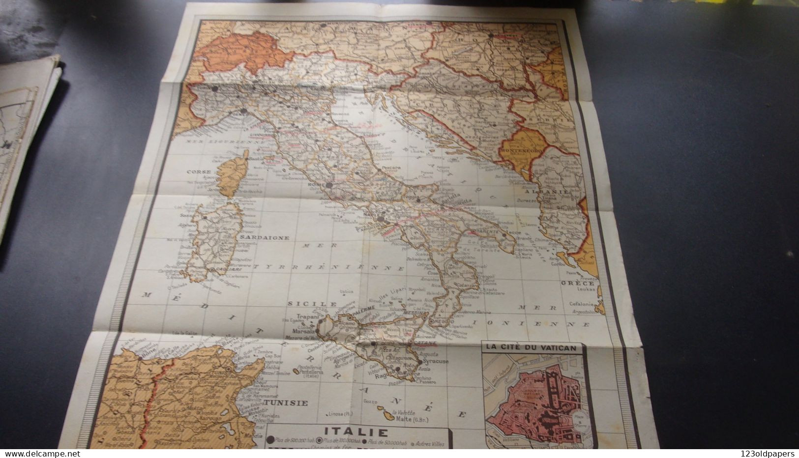 WWII CARTE ITALIE SICILE - Autres & Non Classés
