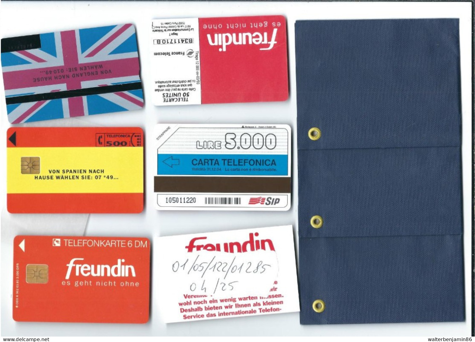 FOLDER FREUNDIN AGENTOUR COMPLETO CON SCHEDE 3207 BANDIERA ITALIANA + ESTERE - Autres & Non Classés