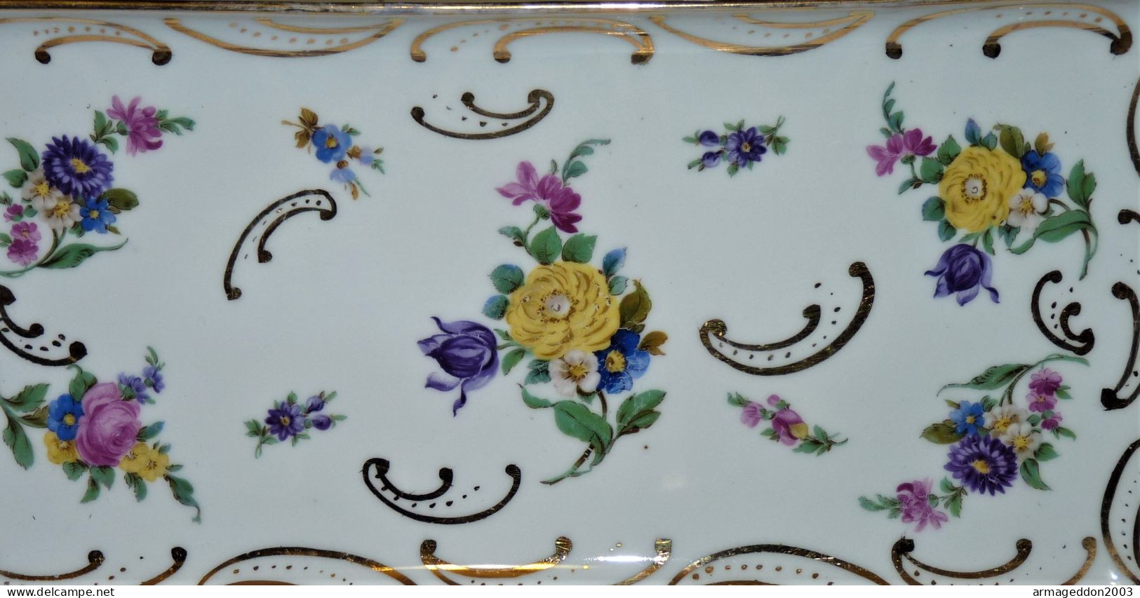 SUPERBE PLAT A CAKE ART DECO LIMOGES FRANCE ULIM / DECOR FLEURS TBE - Limoges (FRA)