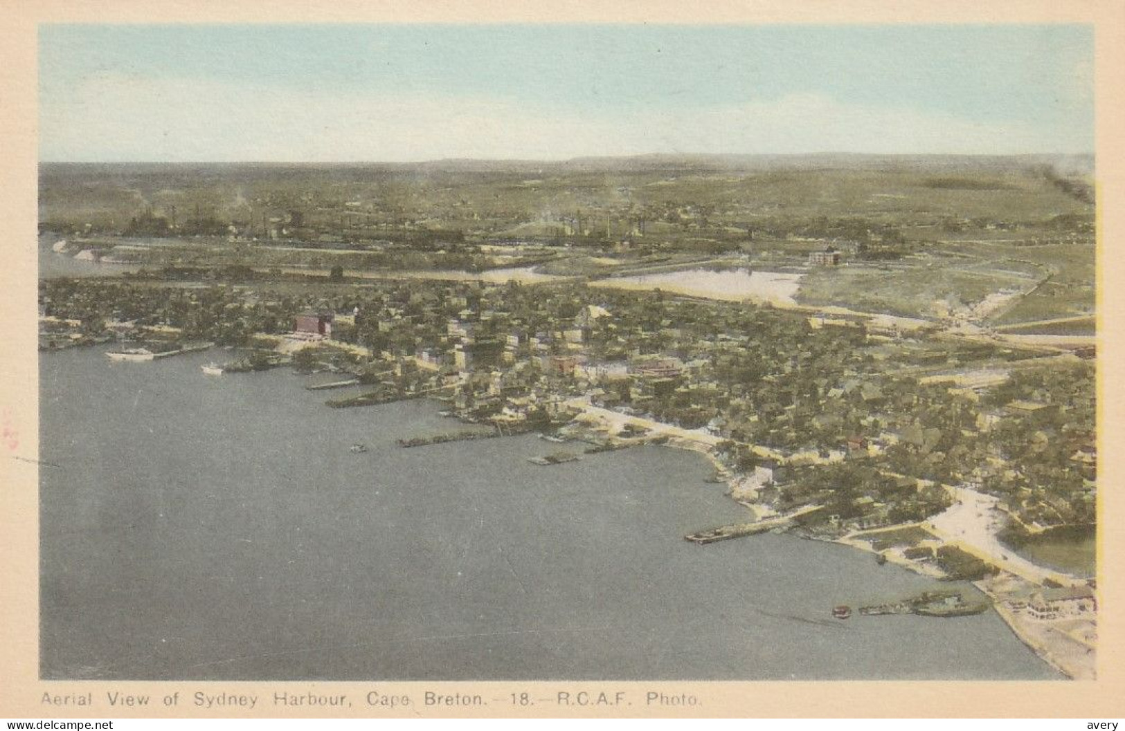 Aerial View Of Sydney Harbour, Cape Breton, Nova Scotia - Cape Breton