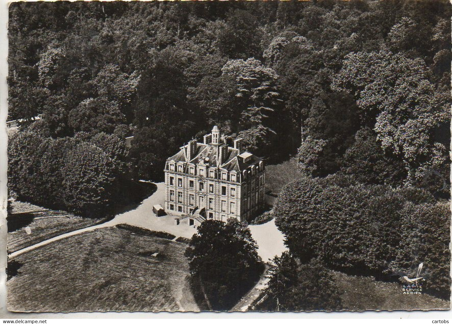 27 EN AVION Au-dessus De......AUBEVOYE  Le Château De Tournebut - Aubevoye