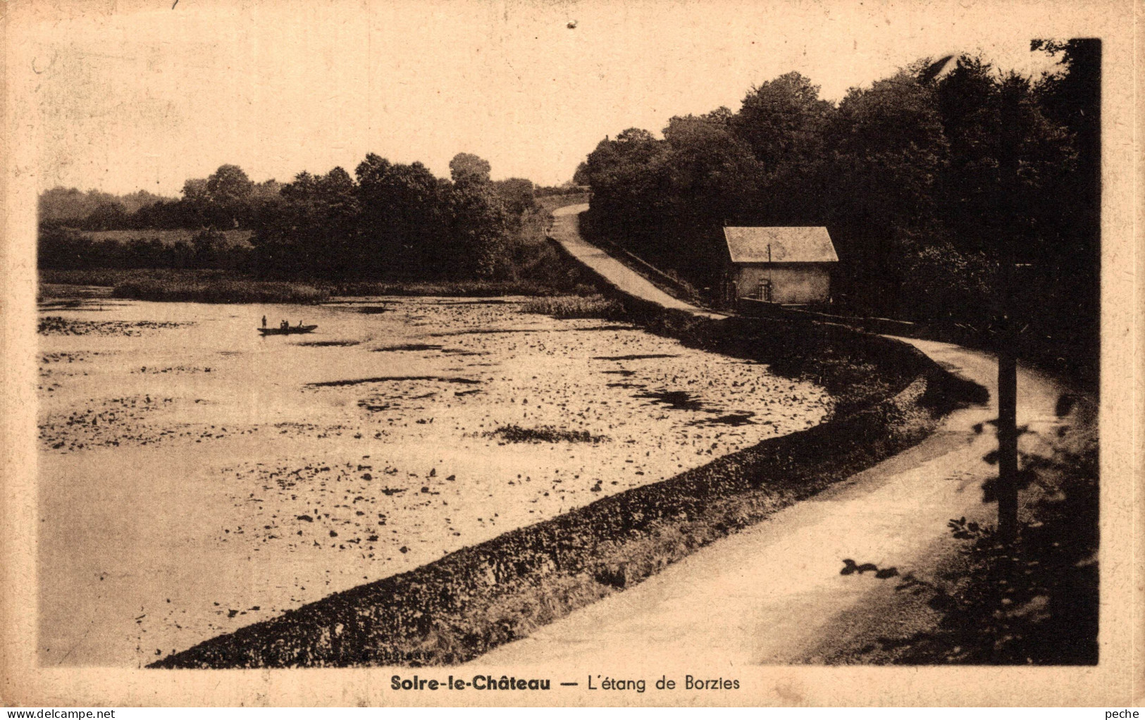 N°105019 -cpa Solre Le Château -l'étang De Berzies- - Solre Le Chateau