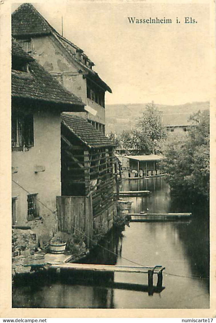 Cpa WASSELONNE 67 - WASSELNHEIM I. Els. ( Lavoir ) - Wasselonne