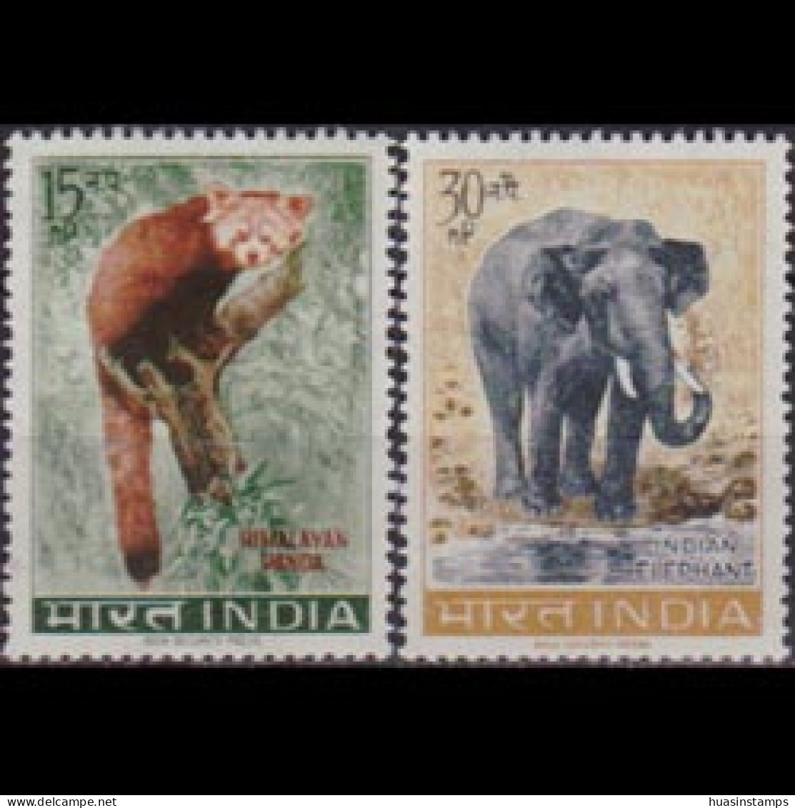 INDIA 1963 - Scott# 363-4 Wildlife 15-30p LH - Neufs