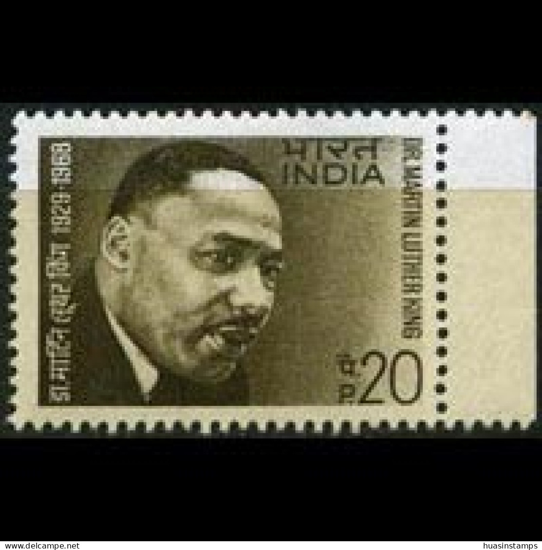 INDIA 1969 - Scott# 486 Martin Luther King Set Of 1 LH - Unused Stamps