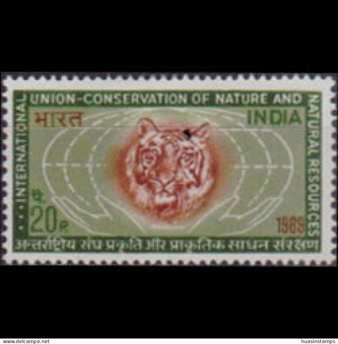 INDIA 1969 - Scott# 505 Nature-Tiger Set Of 1 LH - Ongebruikt