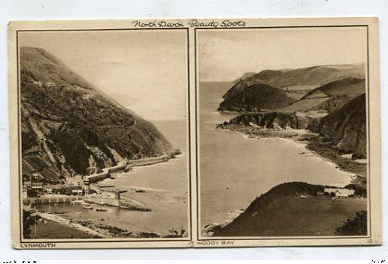 AK 137257 ENGLAND - North Devon - Lynmouth - Woody Bay - Lynmouth & Lynton