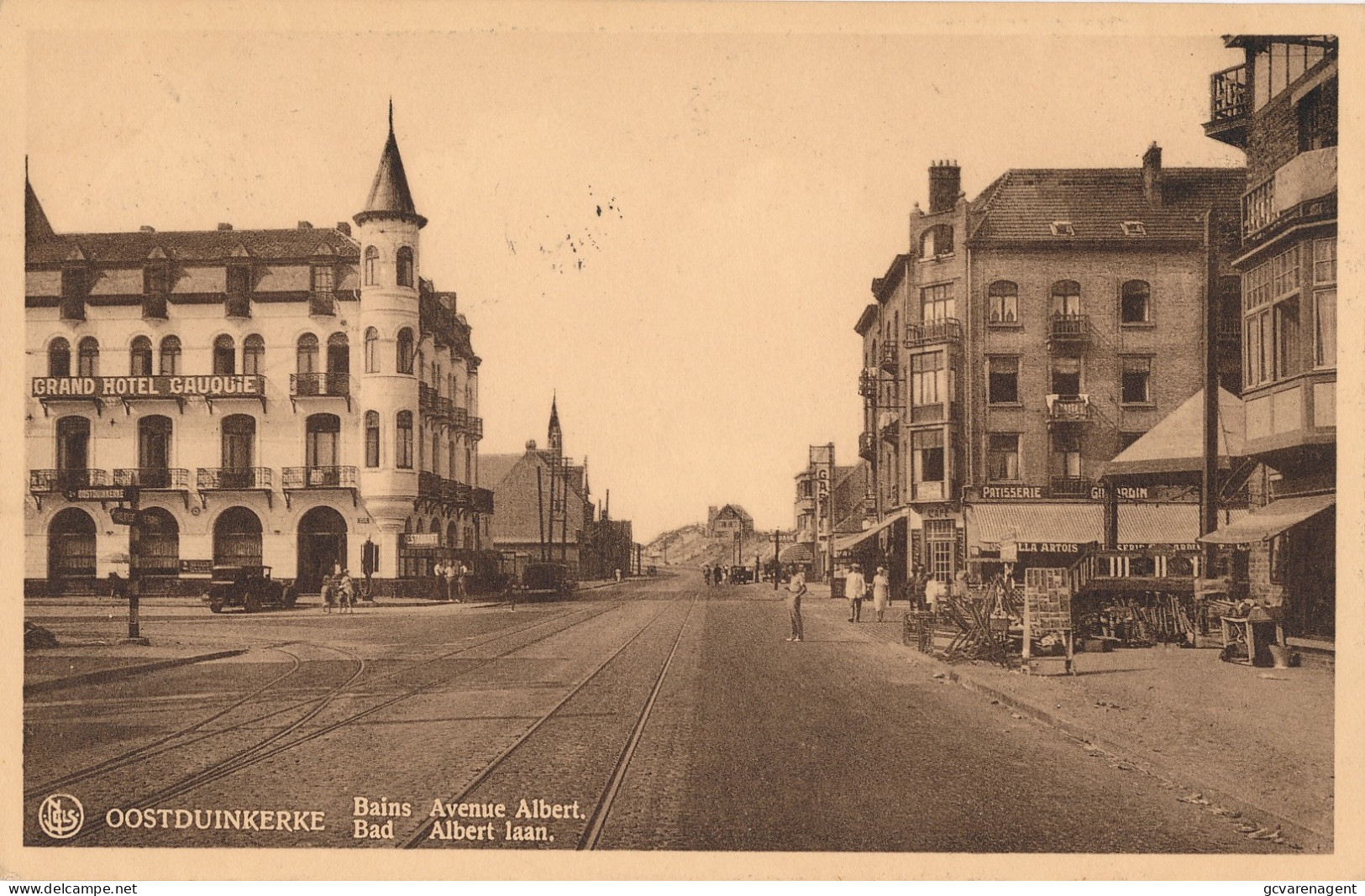 OOSTDUINKERKE   ALBERT LAAN          2 SCANS - Oostduinkerke