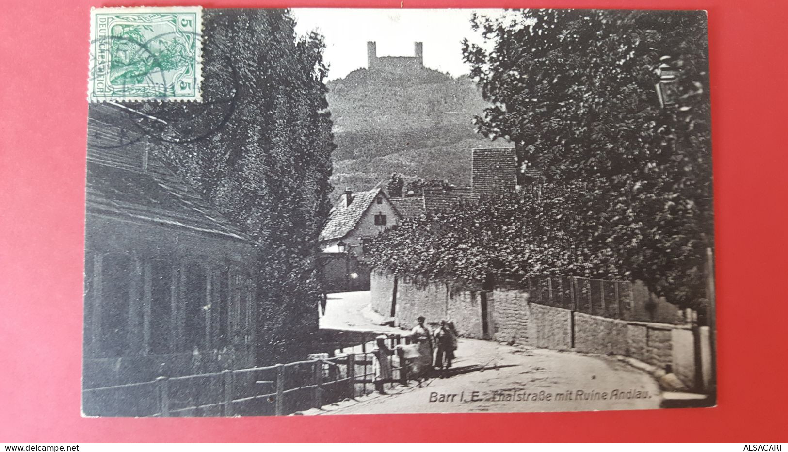 Barr Thalstrasse , Avec Le Chateau D'andlau - Barr