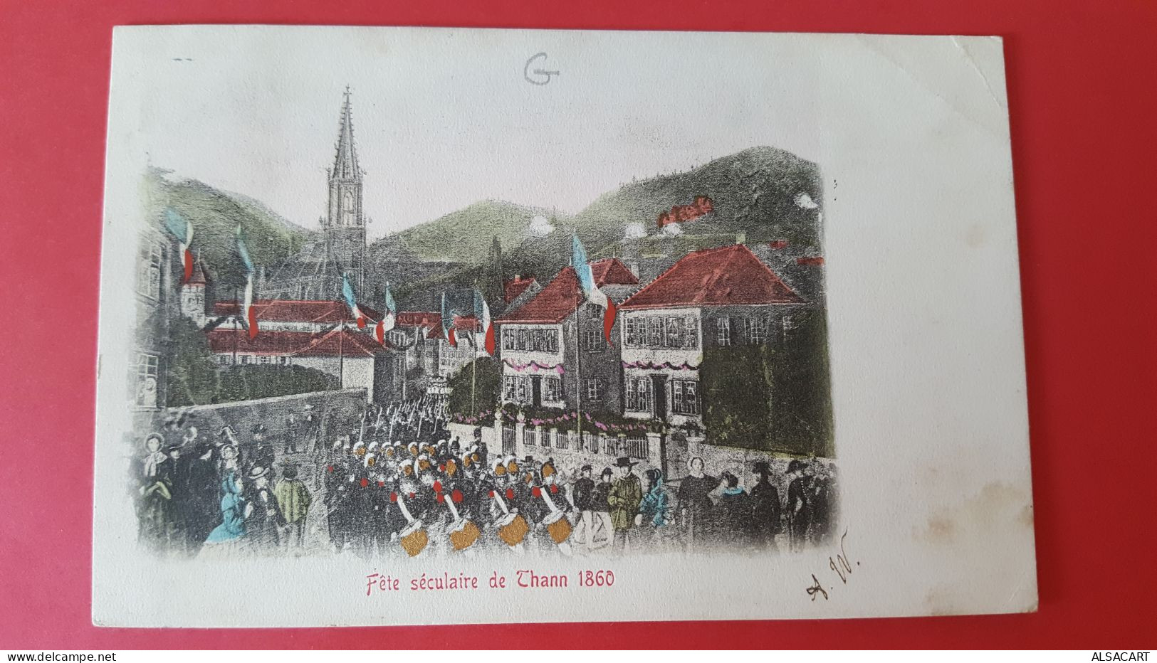 Thann Fête Séculaire 1860 , Dos 1900 - Thann