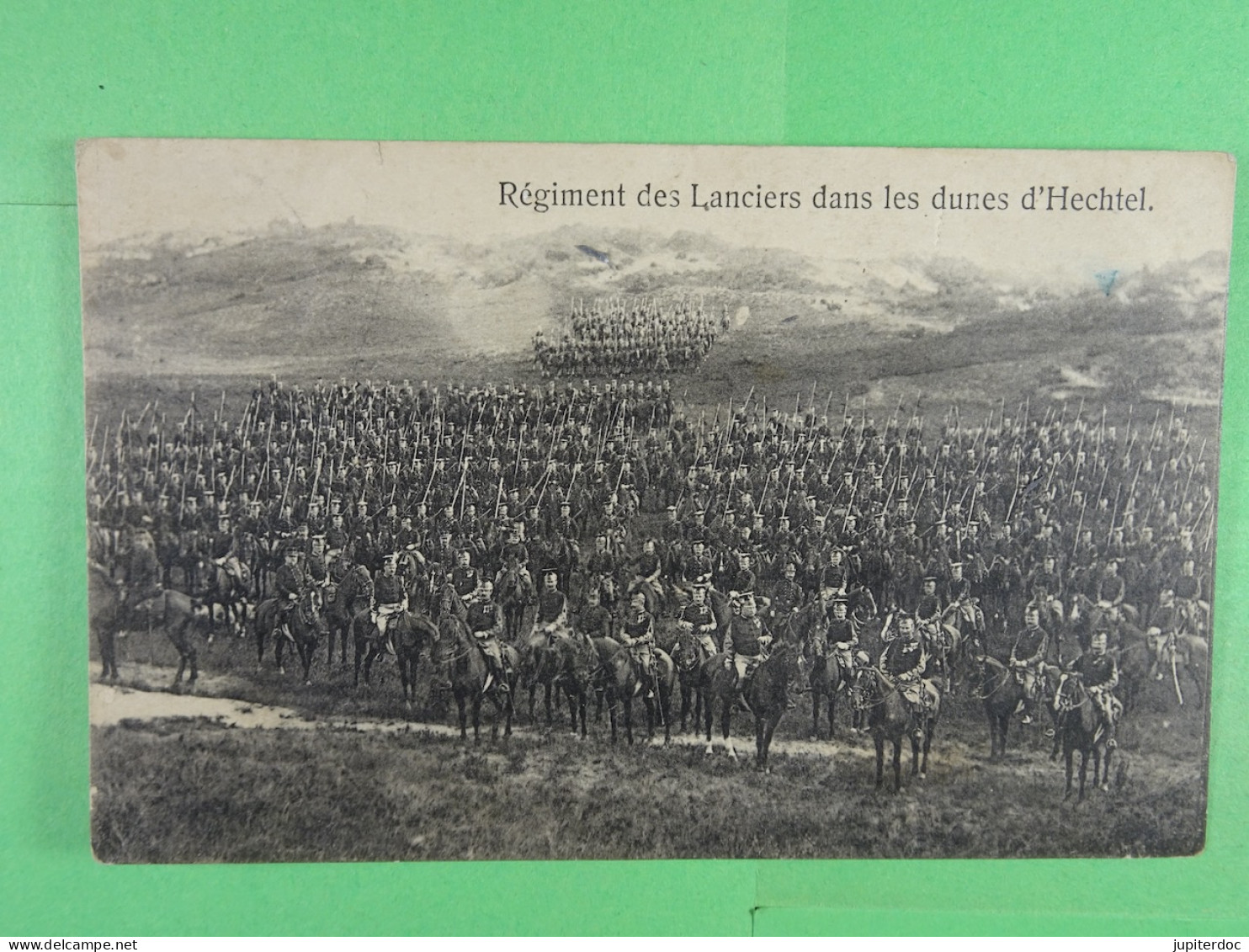 Camp De Beverloo Régiment Des Lanciers Dans Les Dunes D'Hechtel - Leopoldsburg (Camp De Beverloo)