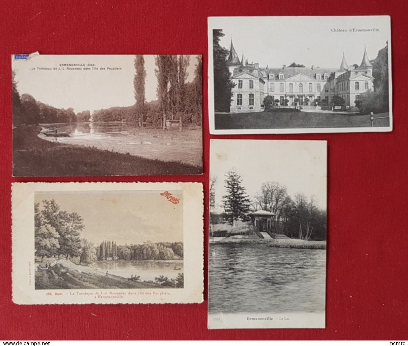 8 Cartes -  Ermenonville    -(60. Oise) - Ermenonville