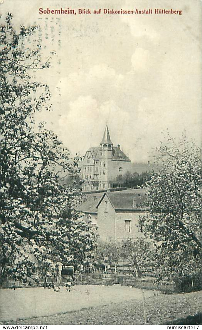 Cpa SOBERNHEIM - Blick Auf Diakonissen - Anstalt Hüttenberg - Bad Sobernheim