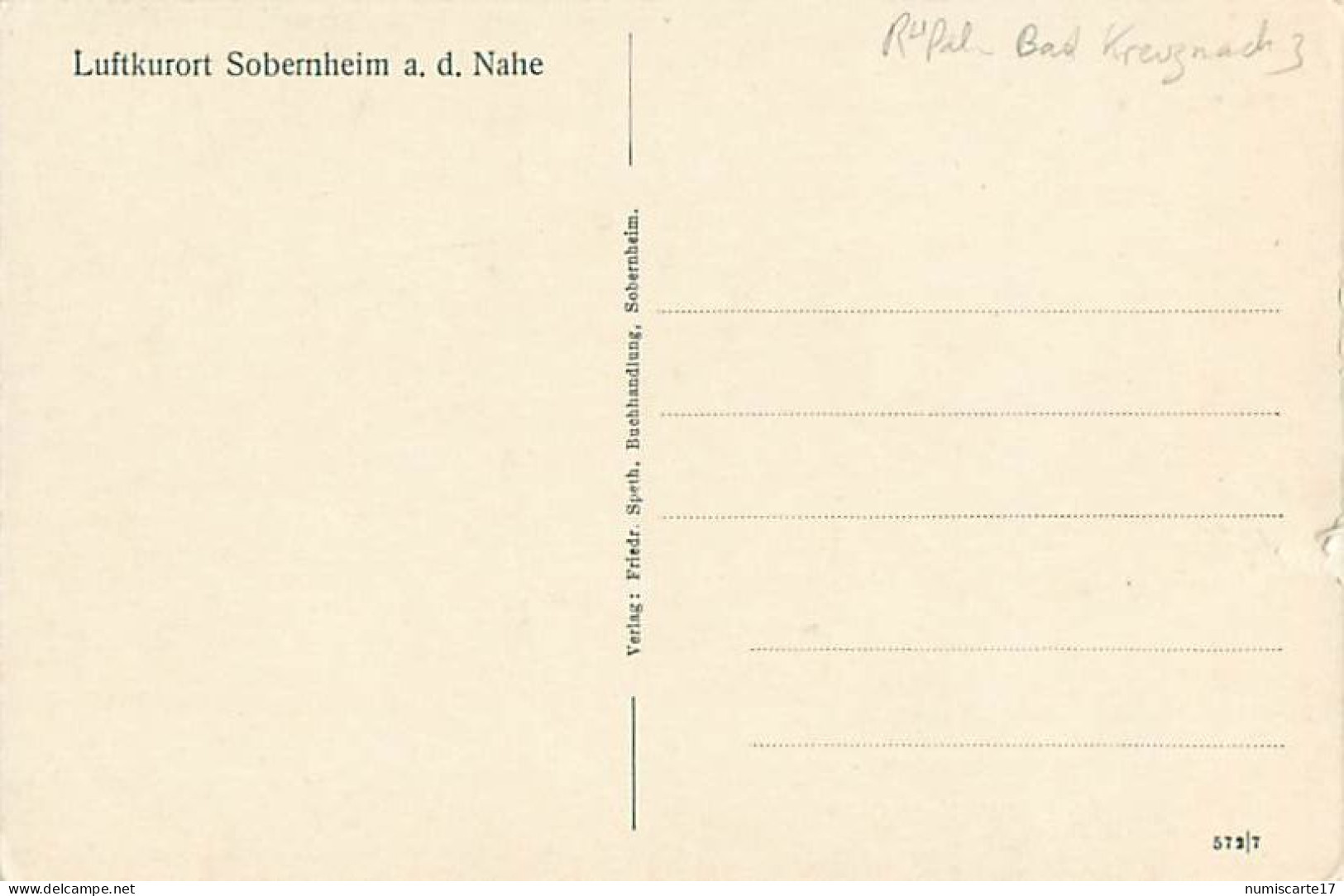 Cpa SOBERNHEIM - Realschule - Bad Sobernheim