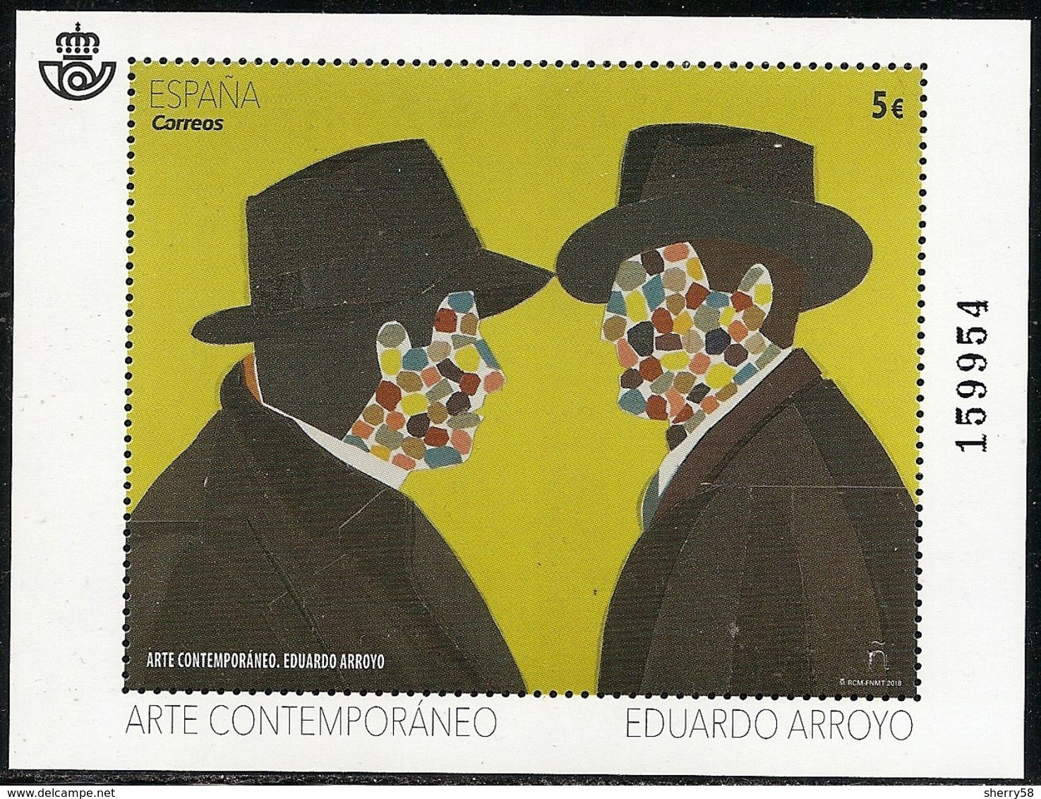 2018-ED. 5209 - Arte Contemporáneo. Eduardo Arroyo-NUEVO- - Blocs & Hojas