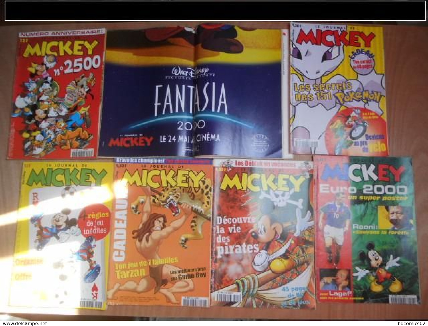 Le Journal De Mickey  LOT DE 7 BD  N° 2500// 2501 //2502// 2503 //2504// 2508// 2509 LOT N°1 - Wholesale, Bulk Lots