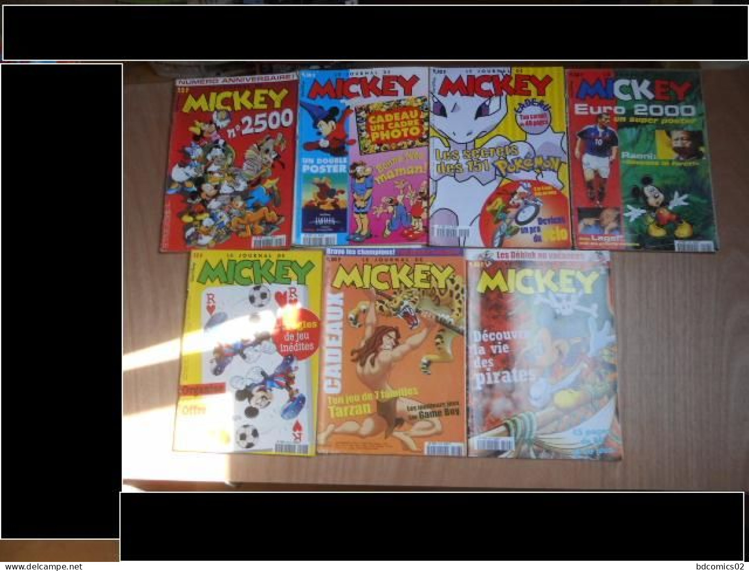 Le Journal De Mickey  LOT DE 7 BD  N° 2500// 2501 //2502// 2503 //2504// 2508// 2509 LOT N°1 - Wholesale, Bulk Lots