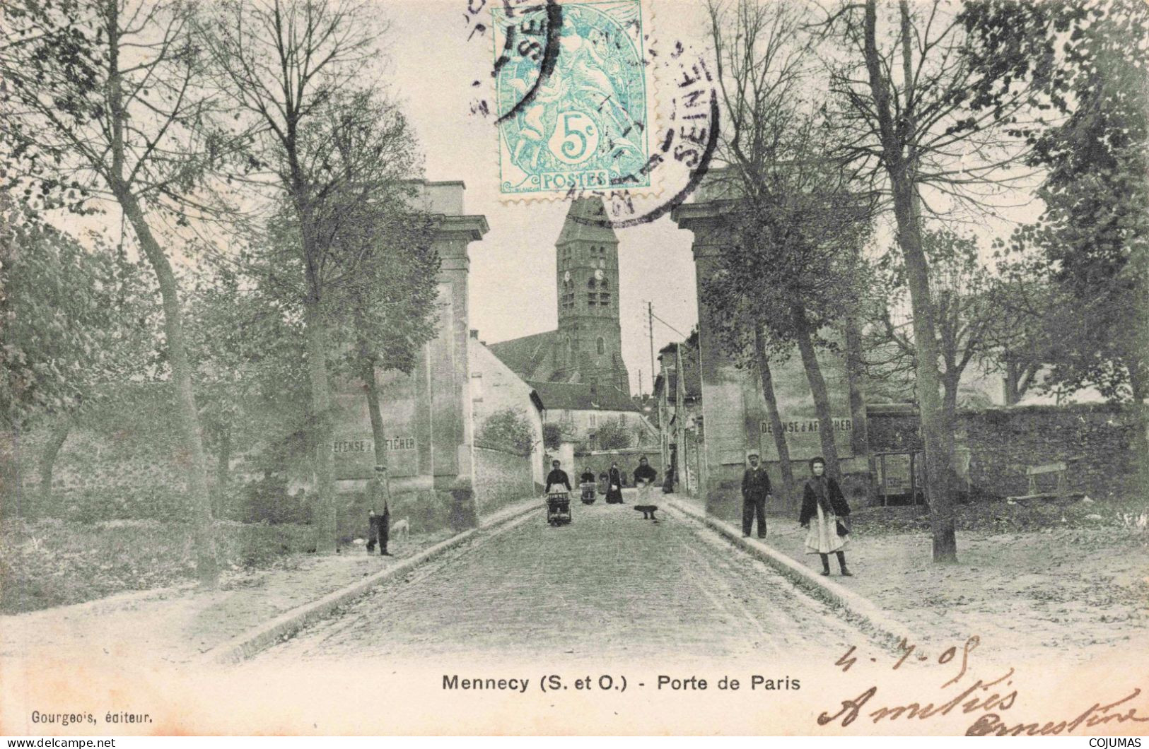 91 - MENNECY - S17611 - Porte De Paris - Mennecy