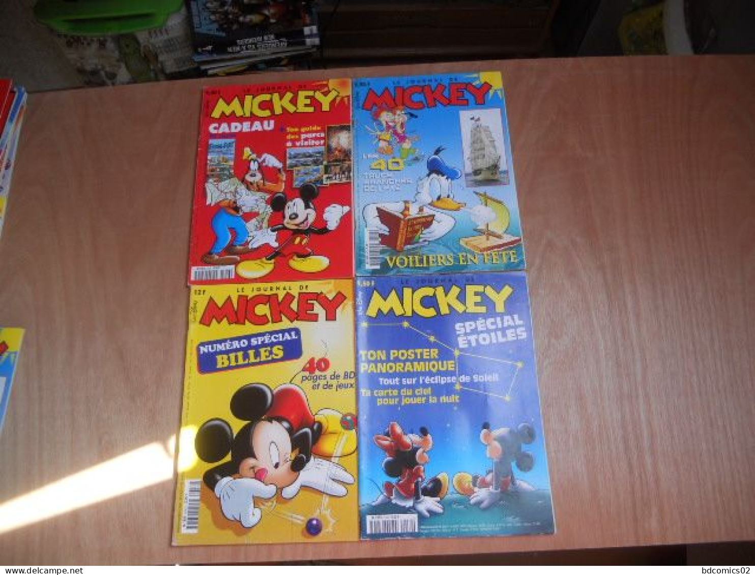 Le Journal De Mickey  LOT DE 4 BD N° 2456 2457 2458 2459 LOT N°4 - Wholesale, Bulk Lots