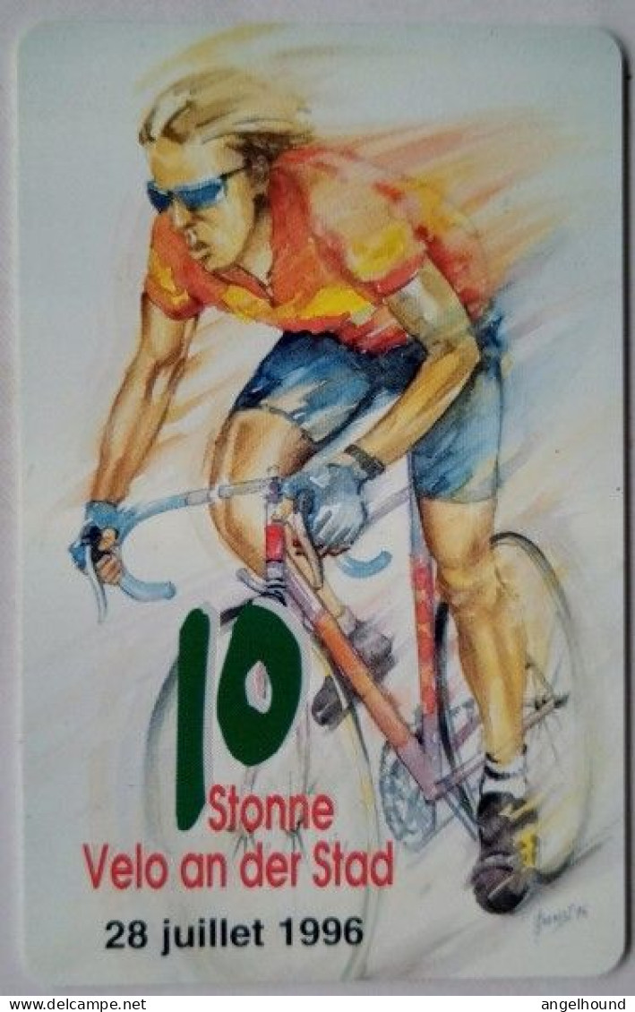 Luxembourg P&T  MINT ( KS07 )  " 10 Stonne Velo An Der Stad " - Luxembourg