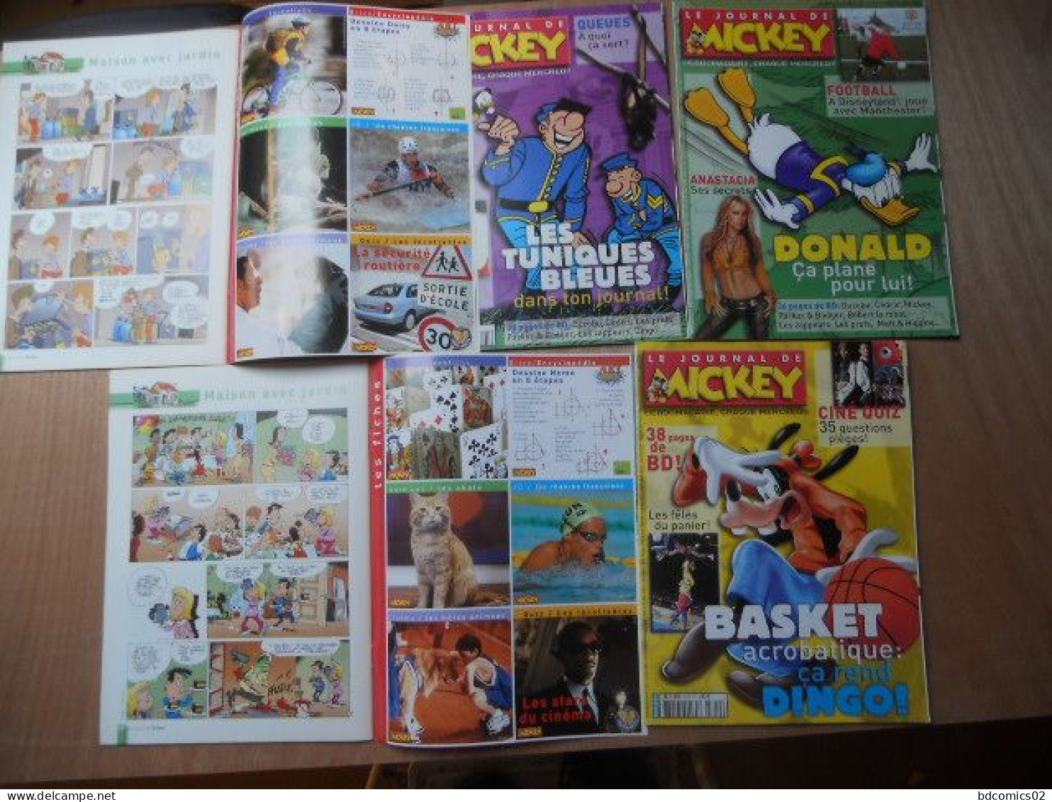 Le Journal De Mickey LOT DE 5 BD DU N° 2709 2707 2706  2705 2704 LOT N°5 - Wholesale, Bulk Lots
