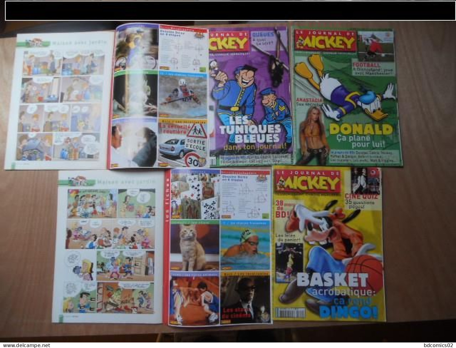 Le Journal De Mickey LOT DE 5 BD DU N° 2709 2707 2706  2705 2704 LOT N°5 - Paquete De Libros