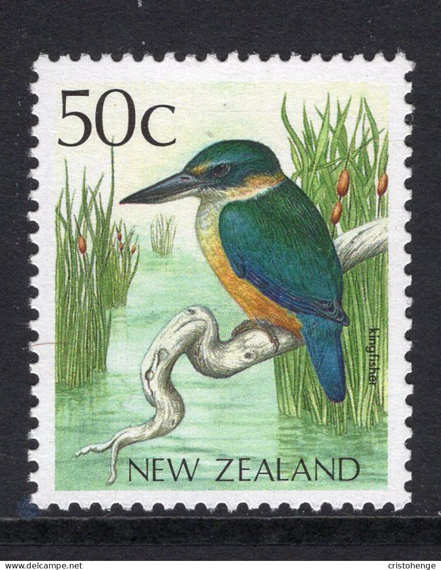 New Zealand 1988-95 Native Birds - 50c Kingfisher MNH (SG 1464) - Neufs