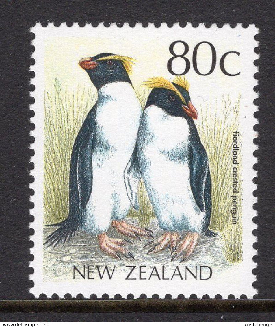 New Zealand 1988-95 Native Birds - 80c Victoria Penguin MNH (SG 1467) - Ungebraucht