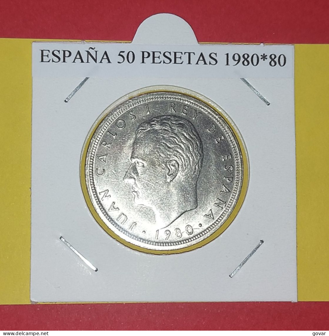 MONEDA DE ESPAÑA 50 PESETAS AÑO 1980*80 ESTADO BUENOS CIRCULADA - 50 Pesetas