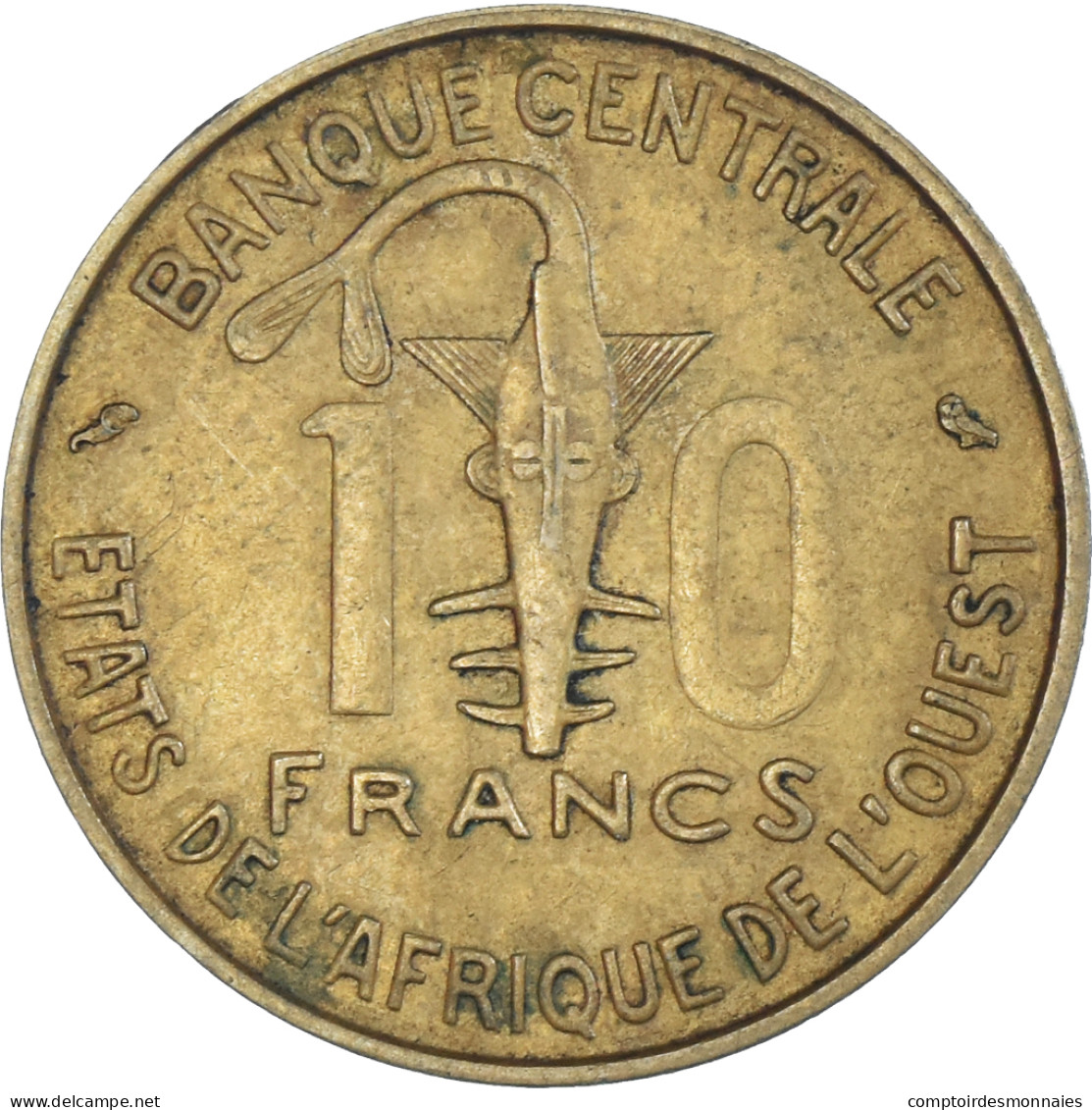 Monnaie, Communauté économique Des États De L'Afrique De L'Ouest, 10 Francs - Ivory Coast