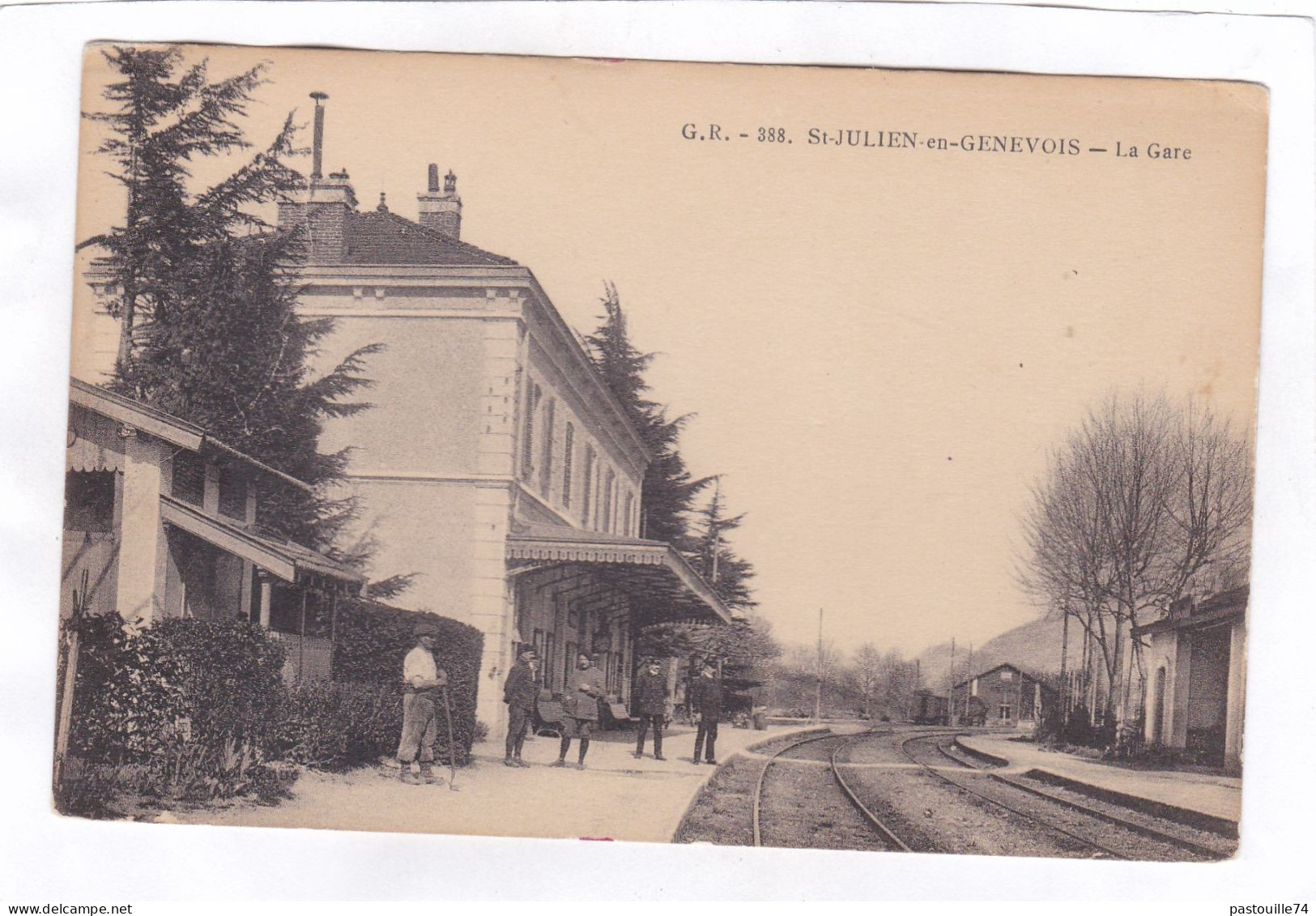 CPA :  14 X 9  - St-JULIEN-en-GENEVOIS - La Gare - Saint-Julien-en-Genevois