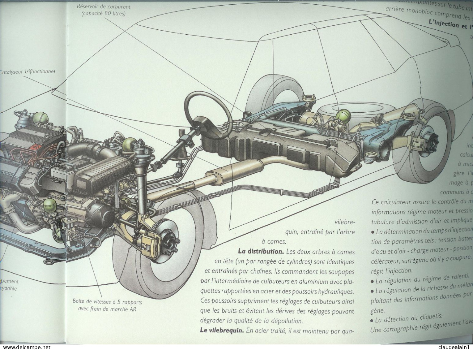 LIVRE SUR LA PRESENTATION XM CITROEN - UN NOUVEAU CONCEPT MAITRISE - CITROEN XM V6 AVEC OPTIONS - Voitures