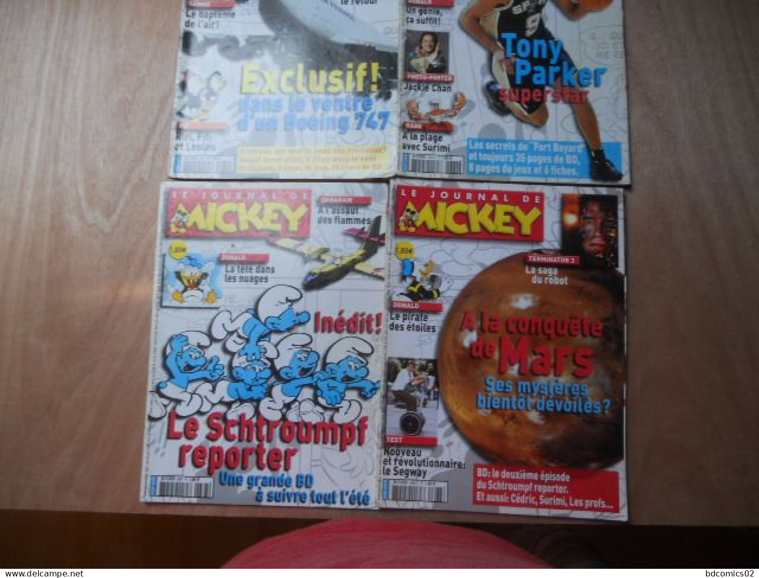 Le Journal De Mickey LOT DE 4 BD N°2660/ 2664/ 2667/ 2668 LOT N°10 - Loten Van Stripverhalen