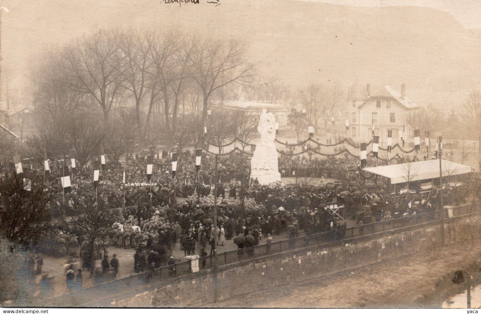 Carte Photo Strasbourg    Inauguration - Fête - Défilé Militaire - Inauguraciones