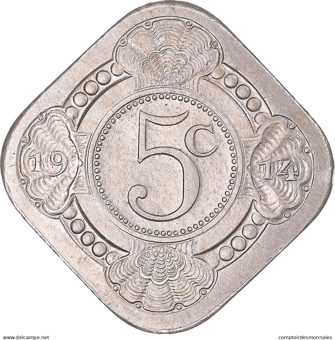 Monnaie, Pays-Bas, 5 Cents, 1914 - 5 Centavos