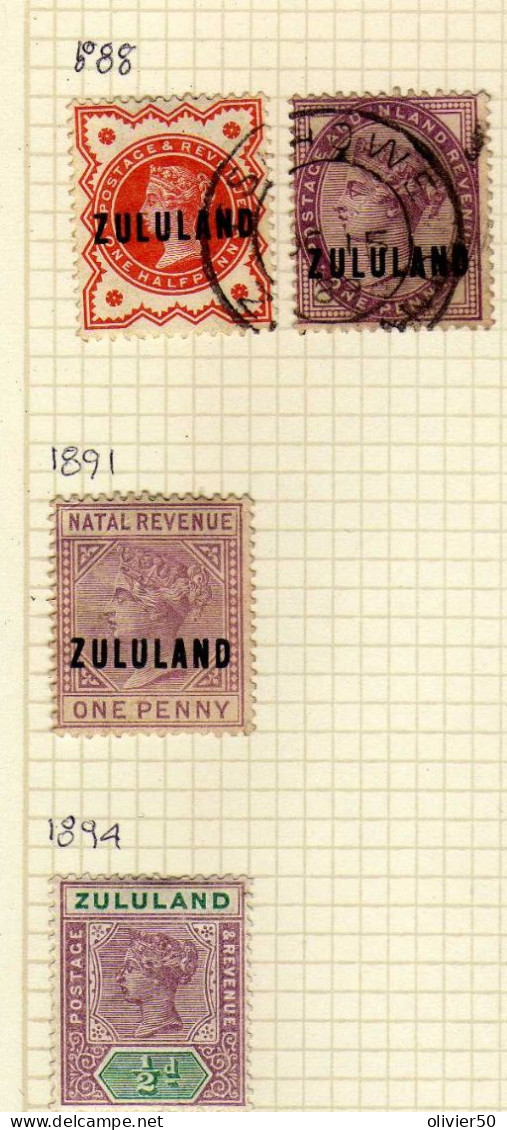 Zululand (1888-94) - Victoria  - Neufs* Et Oblit - Zoulouland (1888-1902)