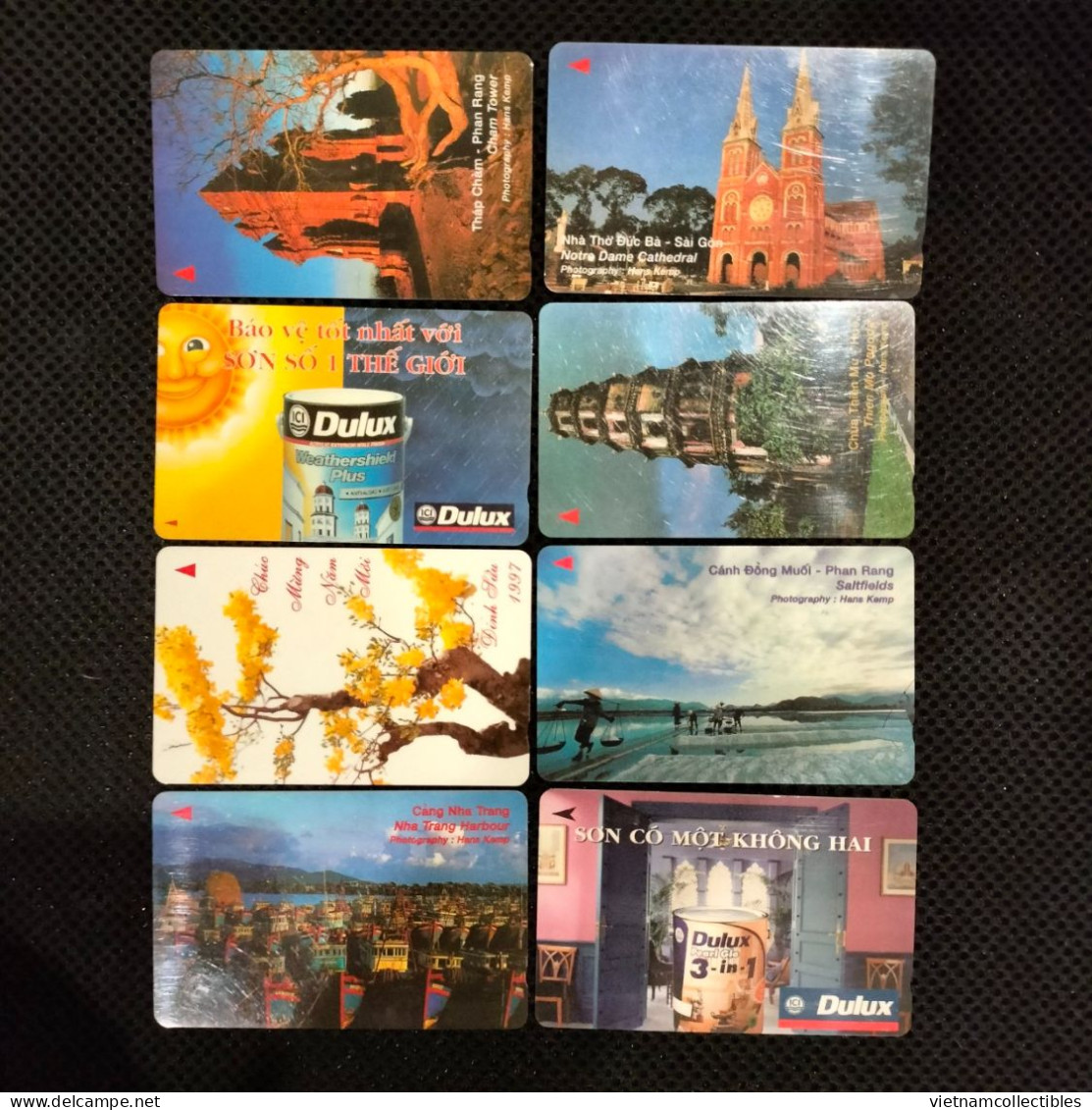 Full collection of Viet nam Vietnam used magnetic phonecards / phonecard  / 20 photos including backsides