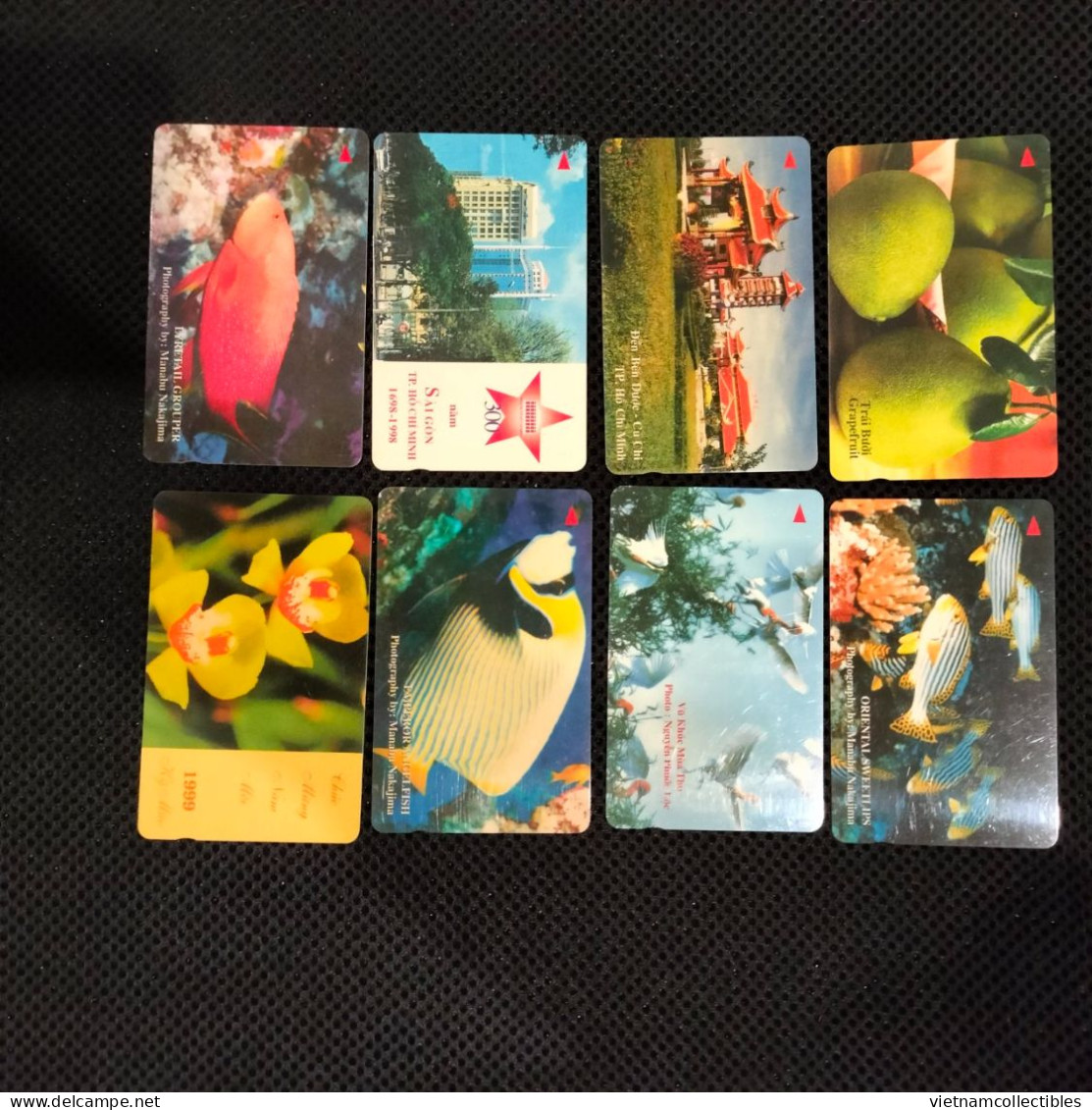 Full collection of Viet nam Vietnam used magnetic phonecards / phonecard  / 20 photos including backsides