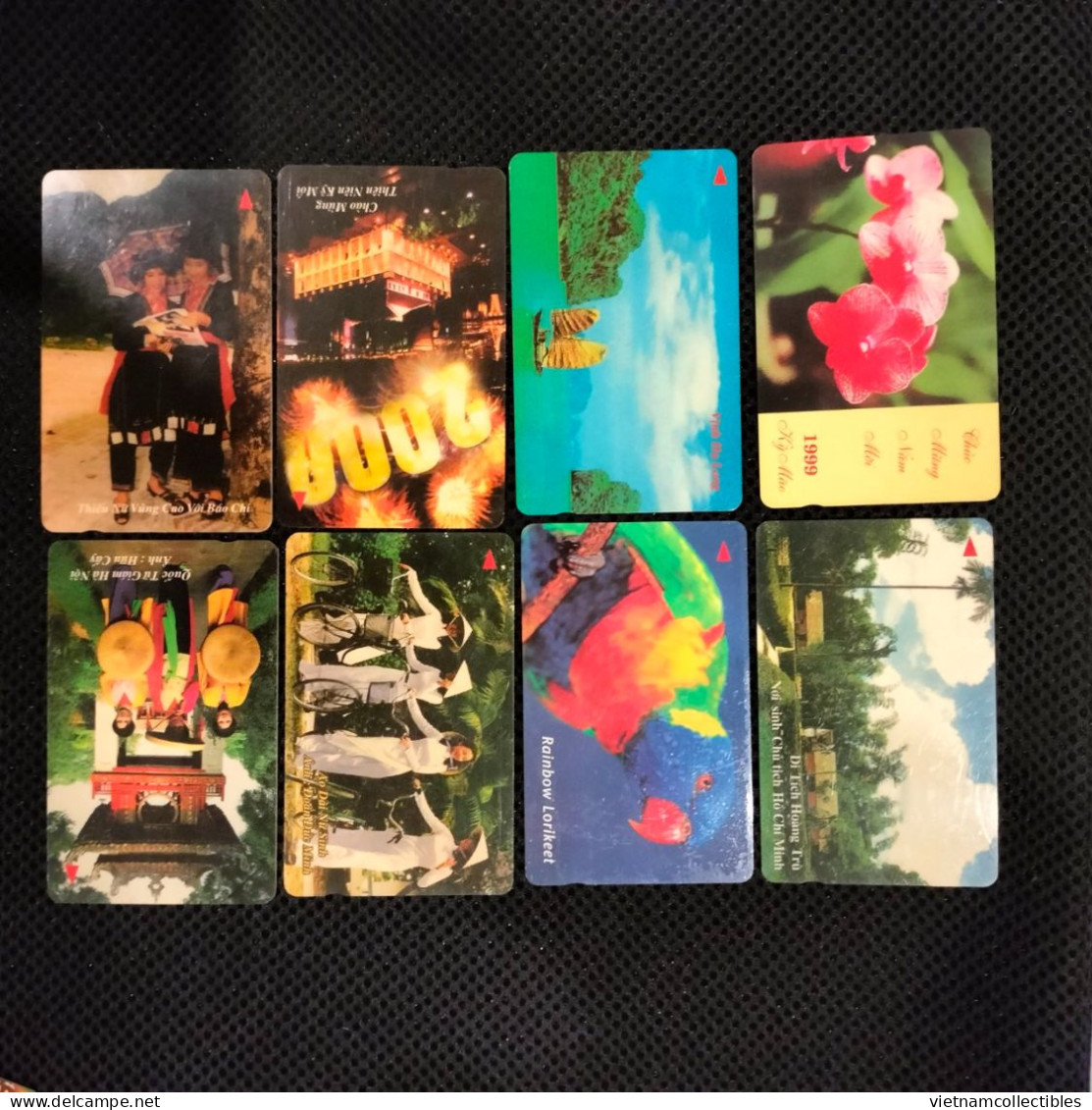 Full collection of Viet nam Vietnam used magnetic phonecards / phonecard  / 20 photos including backsides