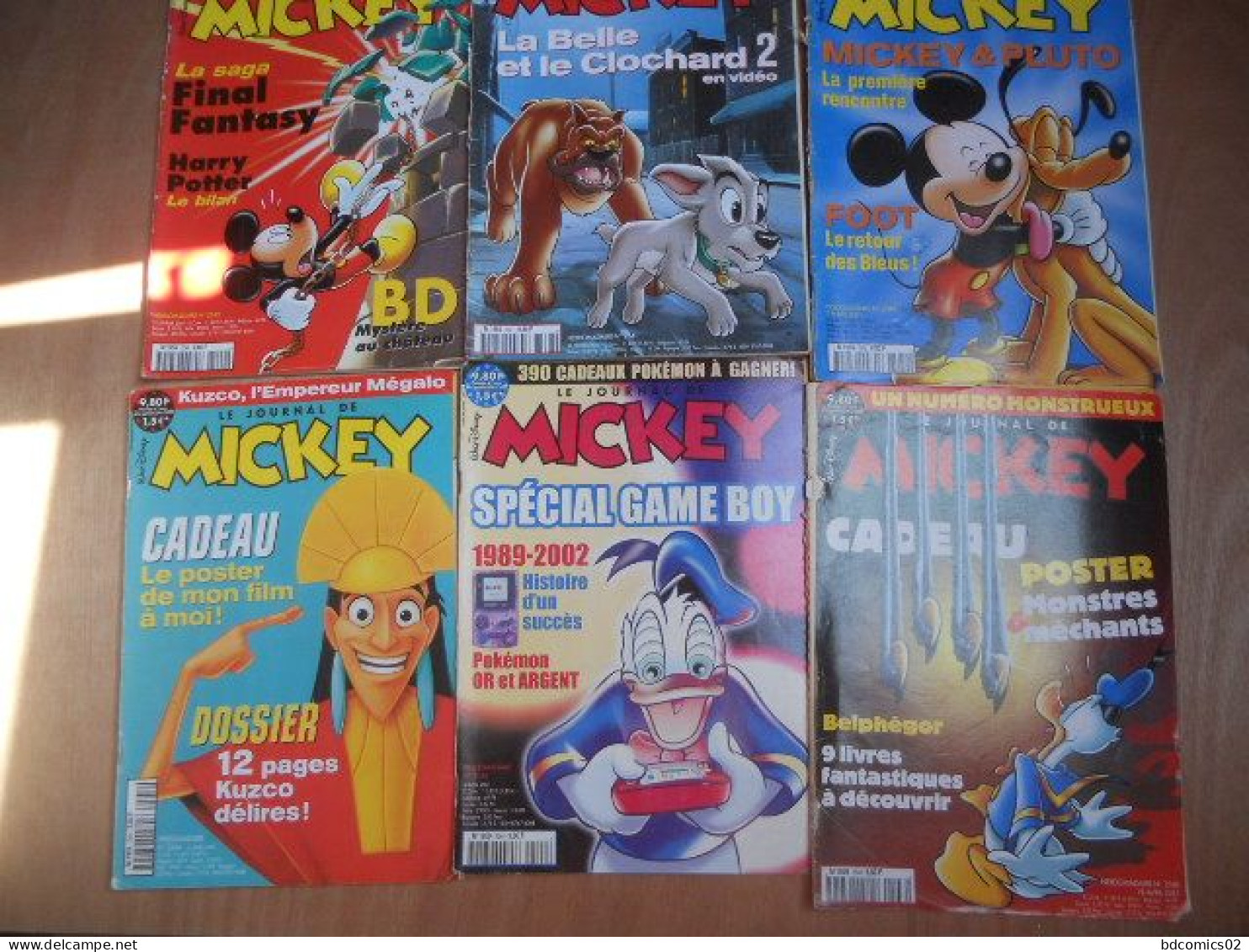 Le Journal De Mickey LOT DE 6 BD  N°  2540 /2541 /2542/ 2544 /2546/ 2548 LOT N°14 - Paquete De Libros