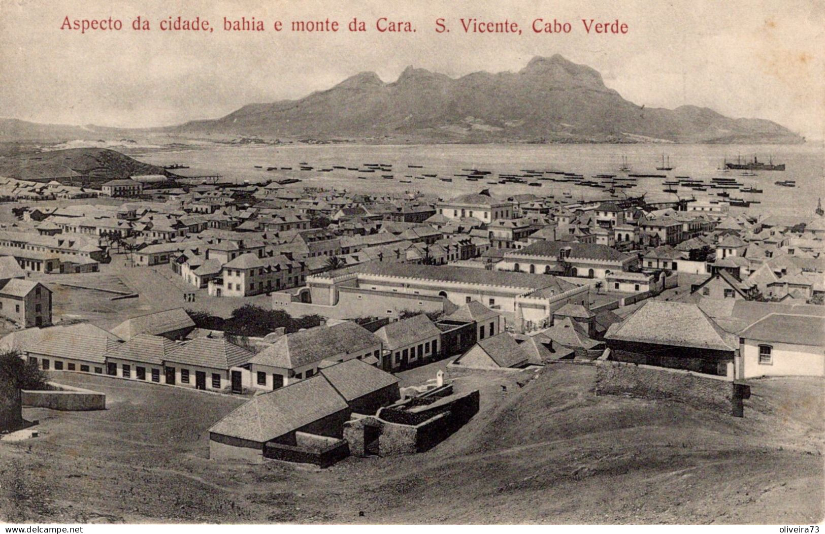 CABO VERDE - S. VICENTE - Aspecto Da Cidade - Baia E Monte Da Cara - Cap Vert